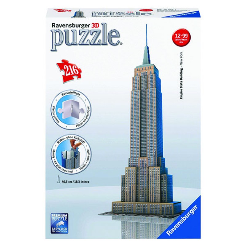 3D пазлы Емпайр-Стейт-Билдинг 216 ч (Empire State Building) 3D пазлы