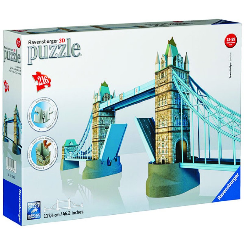 3D пазлы Тауэрский мост 216 ч (Tower Bridge) 3D пазлы