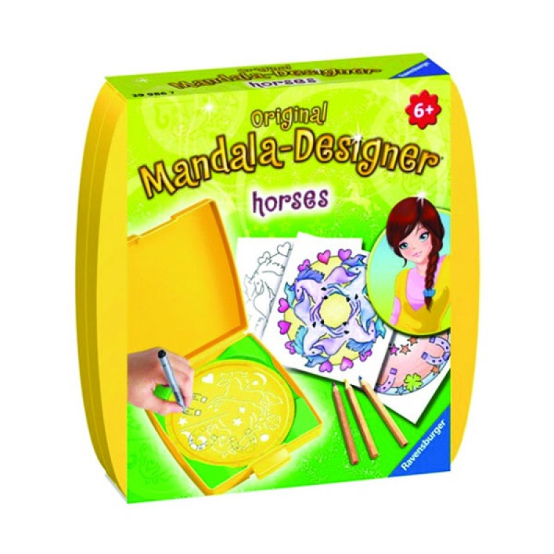 Набор для пазлов Мини Мандала. Лошадки (Mini Mandala Horses)