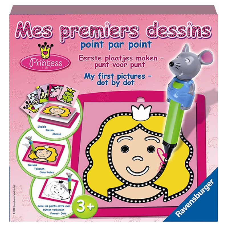 Набор для пазлов Принцесса (Mes premi.dessins Princess) Рисование по точкам