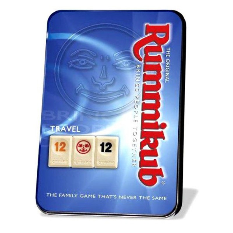 Rummikub дорожная игра в металлической коробке