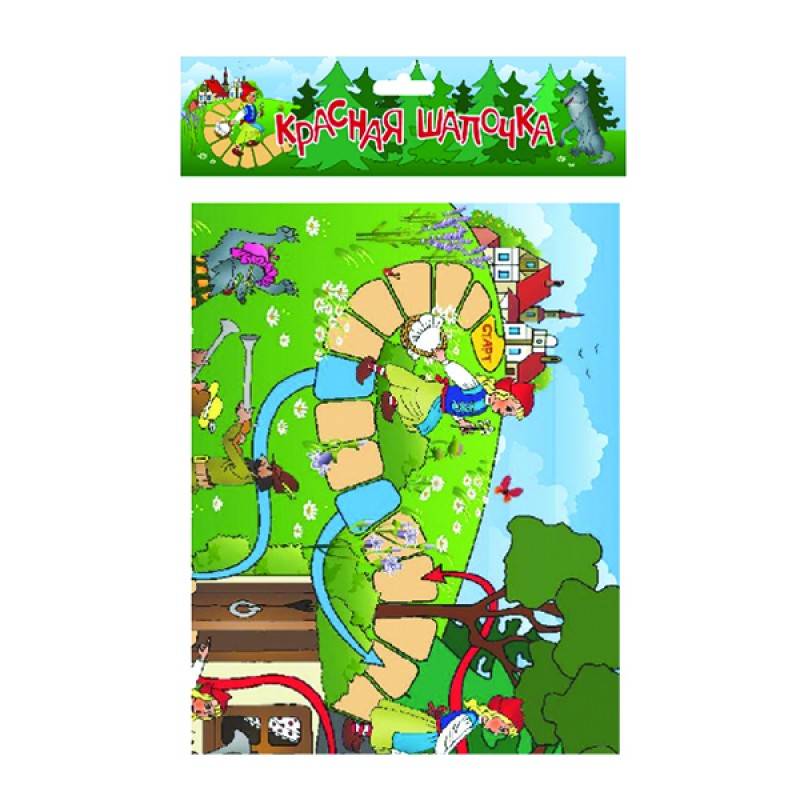 Детская настольная игра «Красная шапочка» (пак)